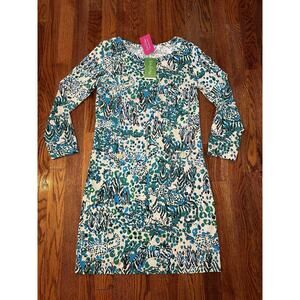 NWT Lilly Pulitzer Corine Dress Sea Oat Print Size Small